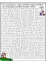 Color chart maze